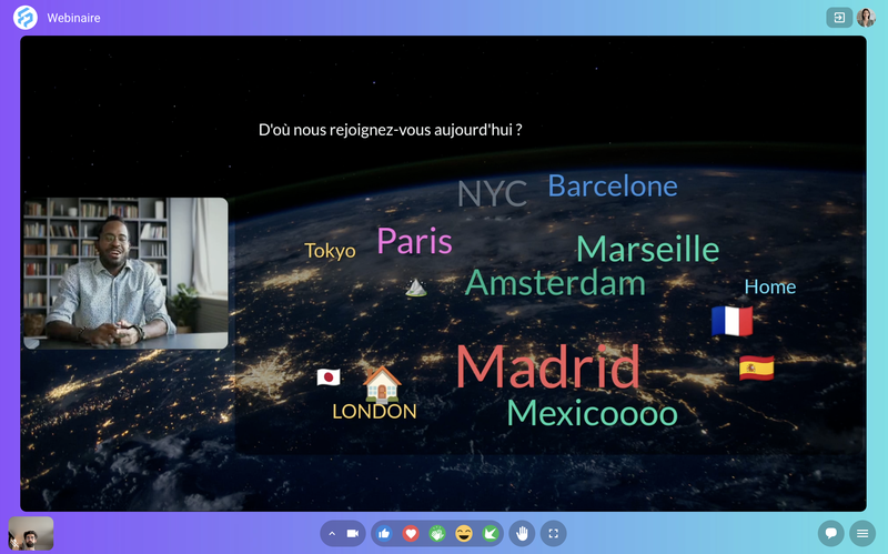 Icebreaker Sparkup - nuage de mots