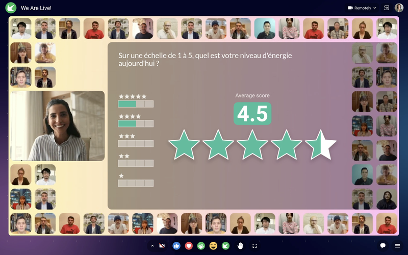 Icebreaker Sparkup - baromètre de l'humeur interactif