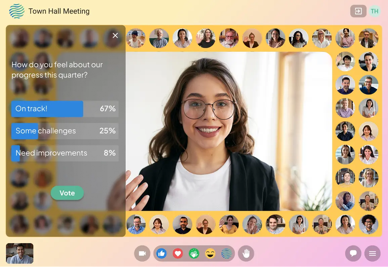 Sondage en direct sur Sparkup