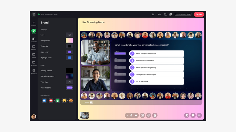 Sparkup-live-stream-studio-screenshot
