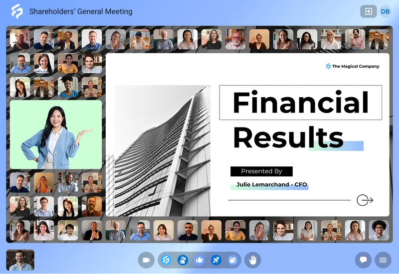 Sparkup Live Page interactive webinar