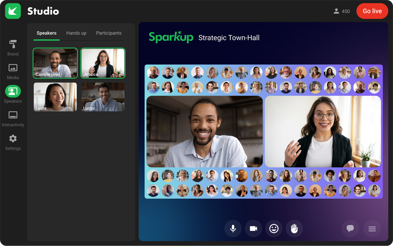 Gestion des intervenants Sparkup